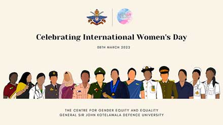 TikTok Challenge Competition on the Celebration of International Women’s Day 2022 - Center for Gender Equity and Equality of General Sir John KotelawalaDefence University (CGEE- KDU) 1