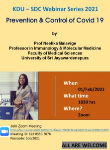 Workshop Prevention and control Covid 19