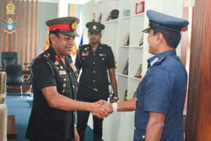 Commander of the Air Force visit to General Sir John Kotelawala Defence University on 31st July 2023 - Kotelawala Defence University