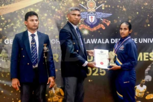 CLOSING CEREMONY OF THE INTER FACULTY GAMES – 2025 – General Sir John Kotelawala Defence University Sri Lanka