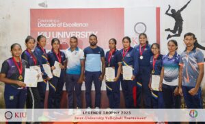 KDU VOLLEYBALL QUEENS CROWNED CHAMPIONS AT LEGENDS TROPHY 2025 – General Sir John Kotelawala Defence University Sri Lanka